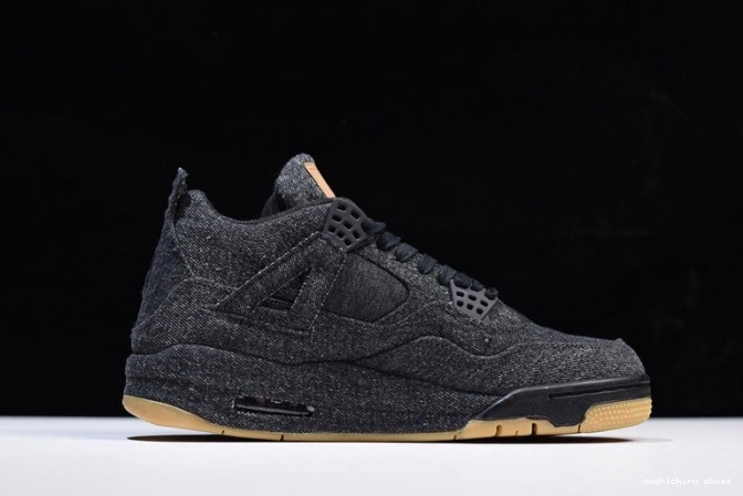 Rep x Levi's 4 'black' Jordan Air AO2571-001 0717